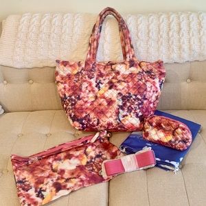 MZ Wallace Blossom Medium Metro Deluxe Tote Crossbody Shoulder Bag
